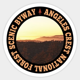 Angeles Crest Scenic Byway National Forest Scenic Byway circle Sticker